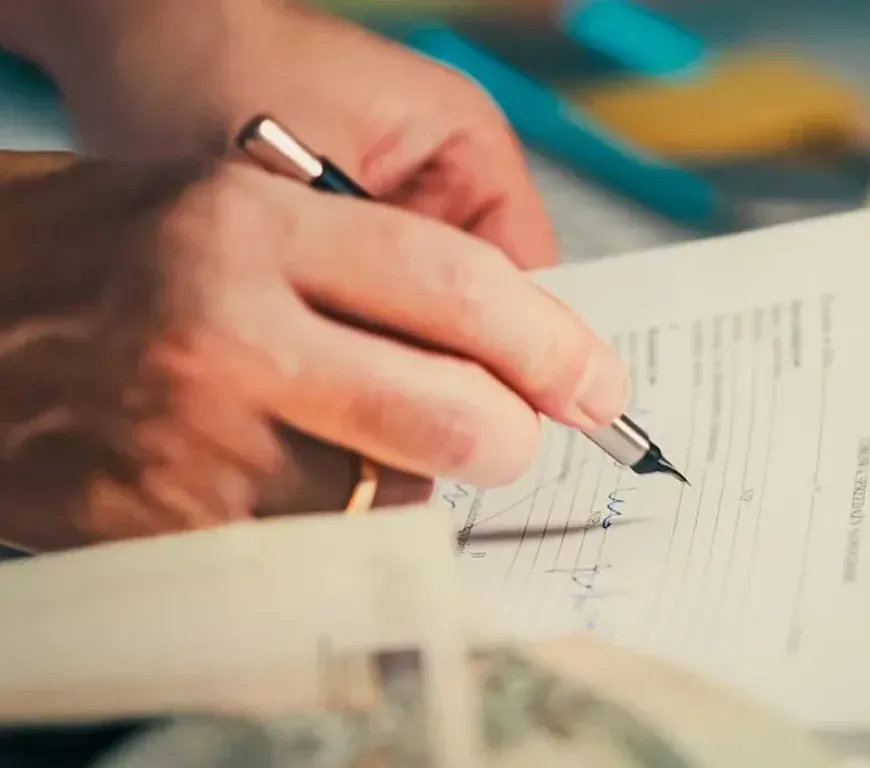 Assinatura da declaração de imposto de renda